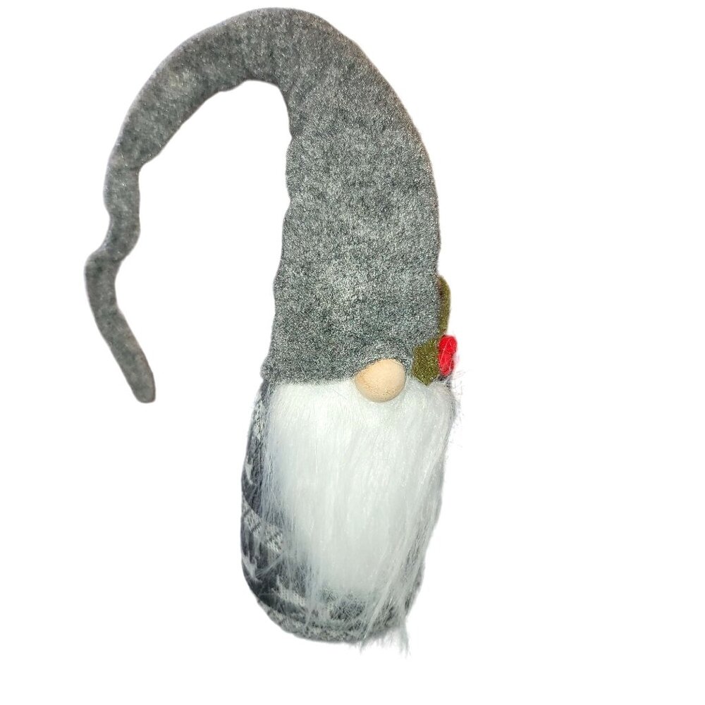 Decorative Nordic Gnome Figurine With Long Hat & White Beard 15" Tall VL1008